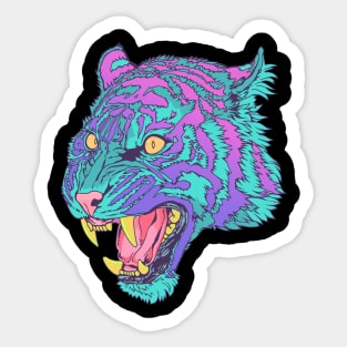 Bisexual Pride Tiger Sticker